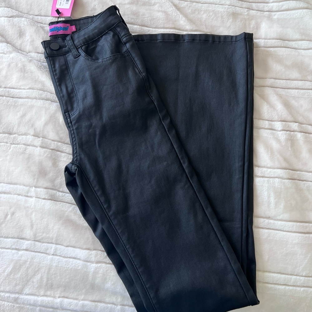 Luna Flare Faux Leather Flare Pants